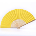 FQ Marke Sommer Werbegeschenk tragbare benutzerdefinierte gedruckt Falten Logo Bambus Hand Fan